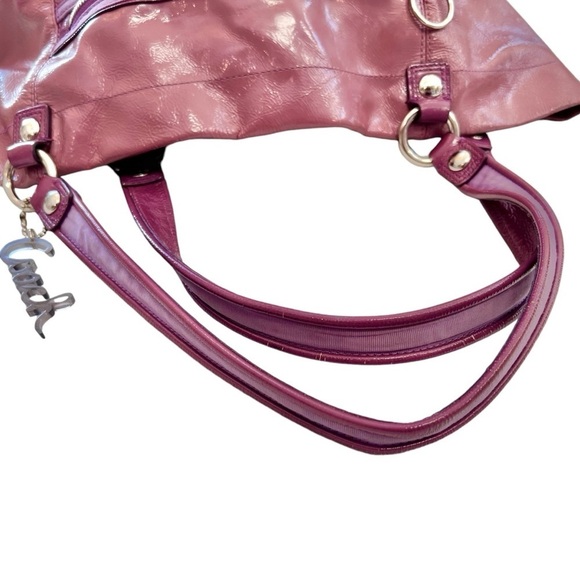 Coach Very Rare Poppy Patent Leather Purple Large Tote Bag - Picture 12 of 14